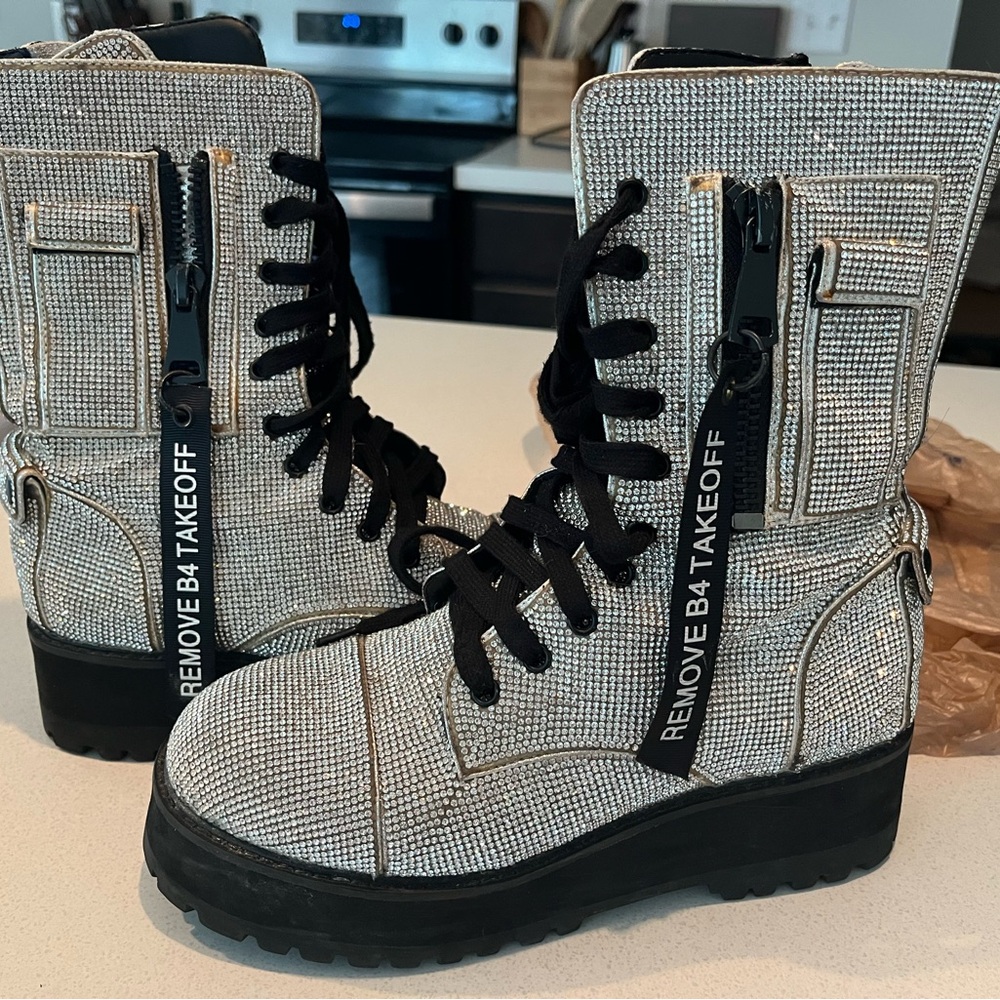 Dolls Kill Billionaire Bling Boots